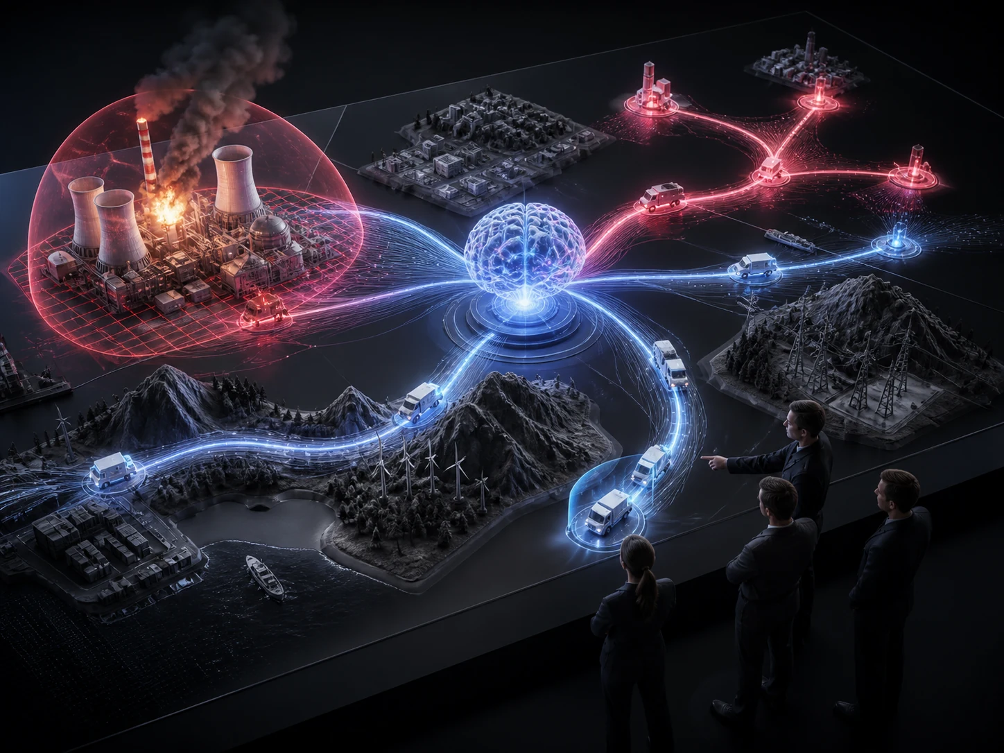 3D AI-driven operational decision support environment